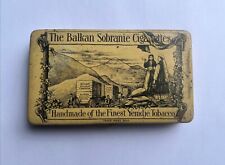Rare 1928-1937 dated Balkan Sobranie Cigarettes pocket tin