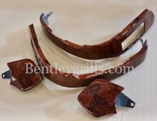 Bentley GT Genuine Burl Walnut Lower Seat Trims 4pc Massive Discount on Last Set