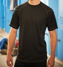 Mens REGATTA PROFESSIONAL PREMIUM BLACK  baselayer top, Size XXL TRU114