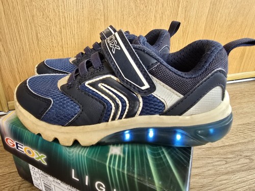 Geox blue trainers shoes - geox,
