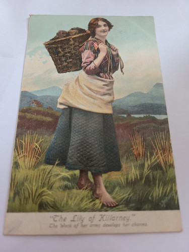 Vintage postcard the - postcard, lily