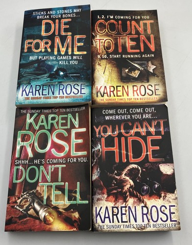 Karen rose books bundle 4 - karen, x