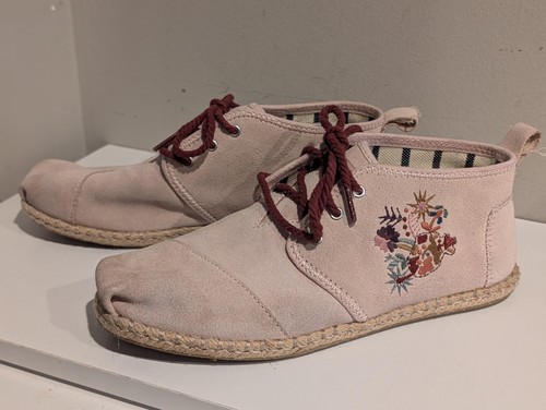 Toms bota floral - bota, embroidered