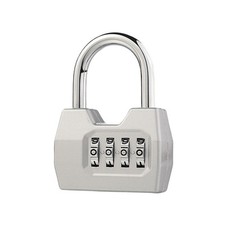 Secure Padlock for Gym Lockers with 4 Digit Code Built to Withstand Bad Weather