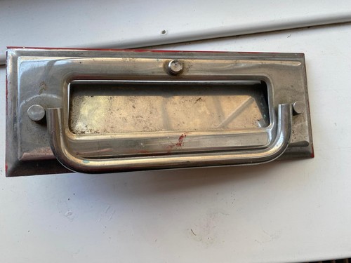 Vintage chrome door knocker - vintage,