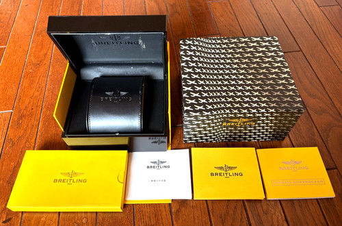 Breitling empty watch - breitling, box