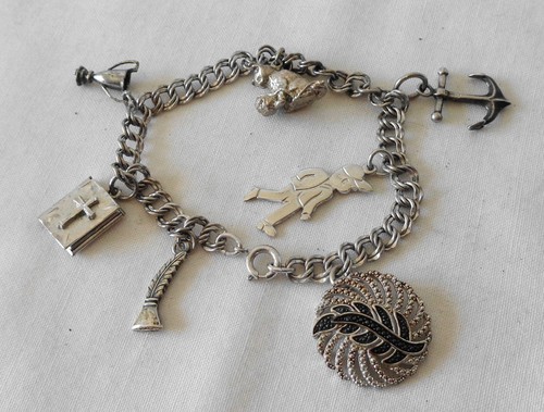 Vintage sterling silver charm - vintage,