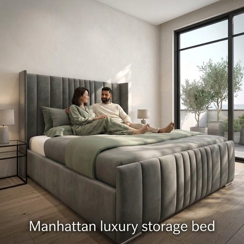 Manhattan upholstered ottoman - manhattan,