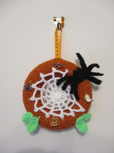 Hand crocheted decorated mini - hand,