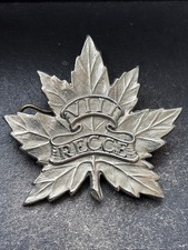 8th Canadian Reconnaissance Regiment, 14th Canadian Hussars, Cap Badge. WW2.