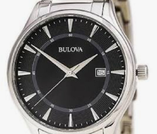 Bulova mens watch 96b184 black - bulova,