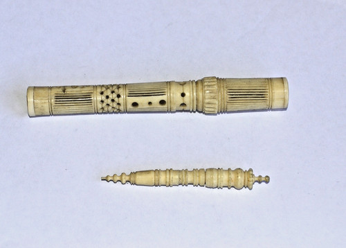 Antique bone sewing - sewing, needle