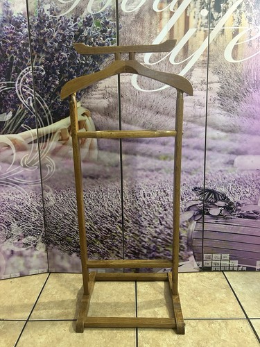 Vintage wooden valet stand - valet,