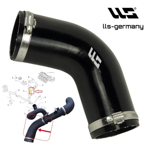 Turbo hose charge air - , for