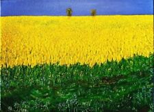 original oil painting "rape seed" by Robert Salvador George 