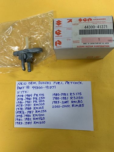 New oem suzuki - suzuki, petcock