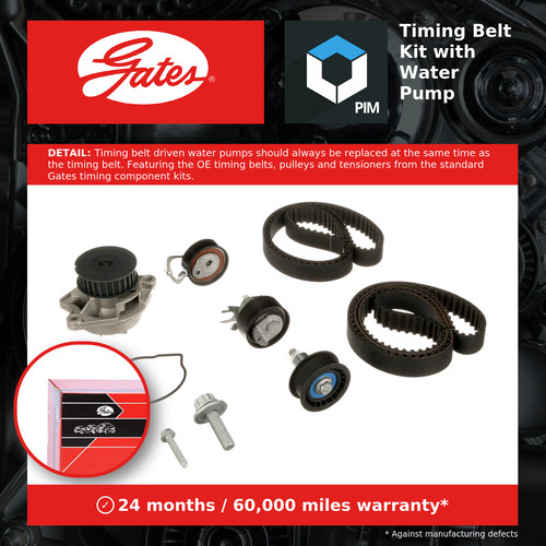 Timing belt water - timing, kit