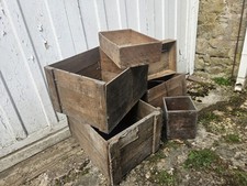Antique Wooden Storage Boxes