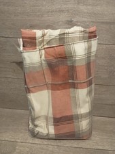 Balmoral Check  Ruby Eyelet Lined Curtains red check 46 in wide 54 in drop