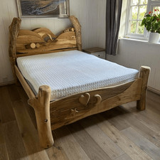 Driftwood Wave Bed Frame |