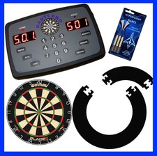 Dart Scorer Darts Pro Electronic Blade 6 Dartboard Safety Surround Darts Set