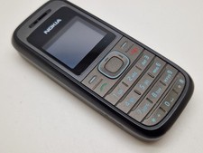 (TESCO) Good Condition Working Cheap Nokia 1208 - Black Mobile Phone