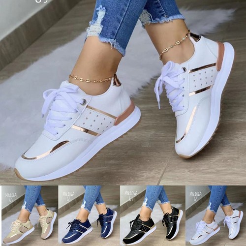 Womens lace trainers - trainers, ladies