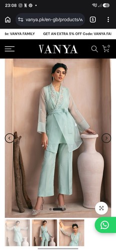 Pakistani brand vanya wrap - pakistani,