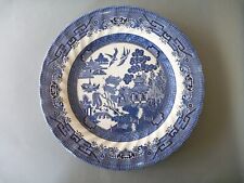 Royal Wessex Willow Dinner Plate - 10" or 25.5 cm - Blue & White Transfer