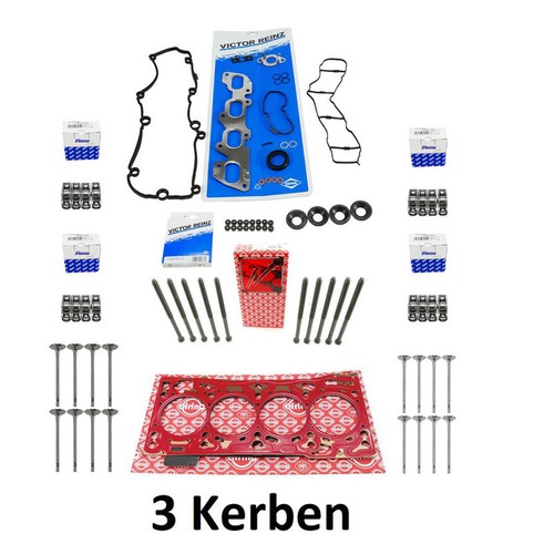 Gasket set notches bolts - gasket,