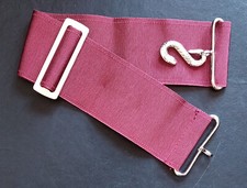 New masonic apron belt - new,