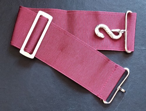 New masonic apron belt - new,