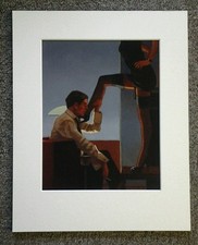 JACK VETTRIANO "NIGHT CALLS II" MOUNTED ART PRINT SINGLE MOUNT 