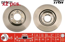 X2 PCS FRONT BRAKE DISC ROTOS