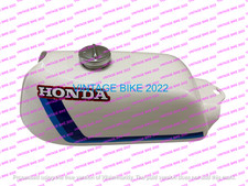 Honda ATC 70 White Steel Fuel