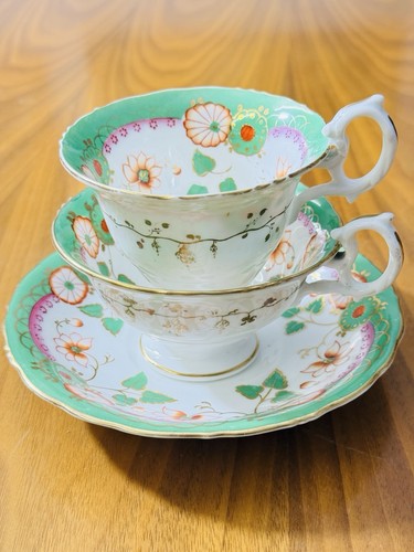 Antique hand painted mint - antique,