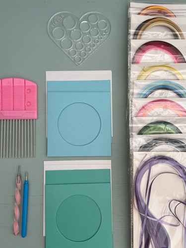 Paper quilling craft bundle - paper,