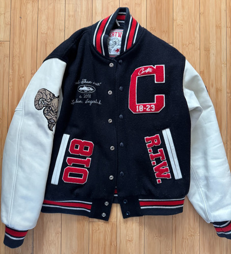 Corteiz goat varsity jacket - varsity,