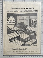 Wills Capstan  - 1937 Press