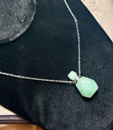 Green aventurine essential oil - green,
