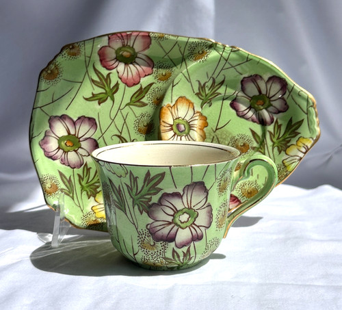 Vtg royal winton chintz green - vtg,