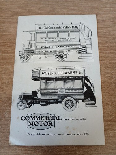 1958 souvenir programme - 1958, the