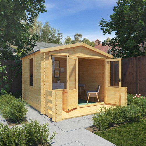Wooden log cabin 3 - wooden, 3.7m