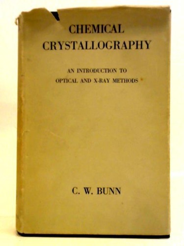 Chemical crystallography an - crystallography,,