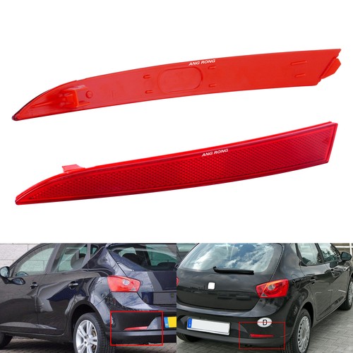 Pair red lens rear bumper - pair,