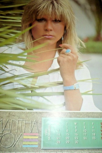Samantha fox kalender seite - fox,