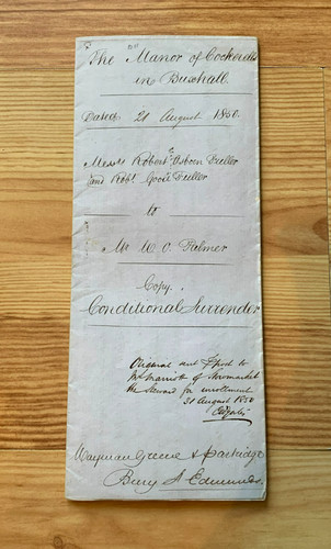 Antique legal document 1850 - antique,