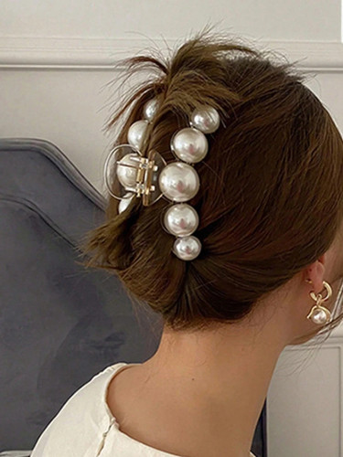 1pc faux pearl hair clip - 1pc,