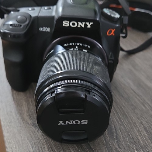 Sony alpha a200 dslr - sony, dslr-a200