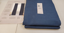John Lewis Navy Faux Silk